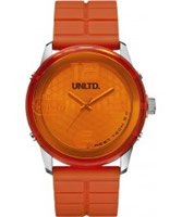 Buy UNLTD by Marc Ecko The Fuse Orange Plastic Watch online