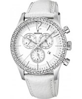 Buy Festina Ladies Chronograph Leather Strap Watch online