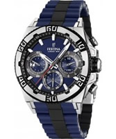 Buy Festina Mens Blue and Black 2013 Chrono Bike Watch online