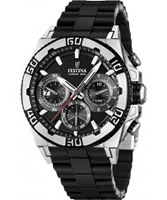 Buy Festina Mens All Black 2013 Chrono Bike Watch online