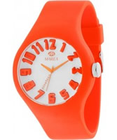 Buy Marea Nineteen Orange Silicone Strap Watch online