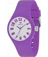 Buy Marea Nineteen Purple Silicone Strap Watch online