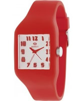 Buy Marea Nineteen Red Silicone Strap Watch online