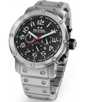 Buy TW Steel Tech Chronograph Black Steel Bracelet Watch online