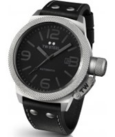 Buy TW Steel Canteen Automatic Black Leather Strap Watch online