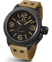 Buy TW Steel Canteen Automatic Black Leather Strap Watch online