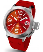 Buy TW Steel Canteen Fashion Red Silicon Strap Watch online