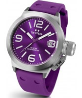 Buy TW Steel Canteen Fashion Purple Silicon Strap Watch online