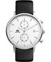 Buy Danish Design Mens Two Dial Chronograph Black Watch online