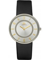 Buy Danish Design Ladies Black Leather Strap Watch online