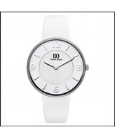 Buy Danish Design Ladies White Leather Strap Watch online