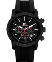 Buy Danish Design Mens All Black Chronograph Watch online