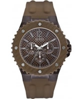 Buy Guess Mens OVERDRIVE Brown Watch online