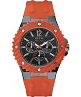 Buy Guess Mens OVERDRIVE Orange Watch online