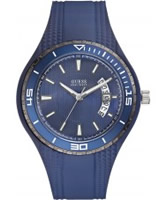Buy Guess Mens FIN Blue Watch online