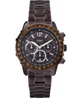 Buy Guess Ladies LADY B Chronograph Bronze Watch online